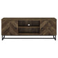 Myles 2-door Engineered Wood 60-inch TV Stand Rustic Oak - Discount Furniture Connection