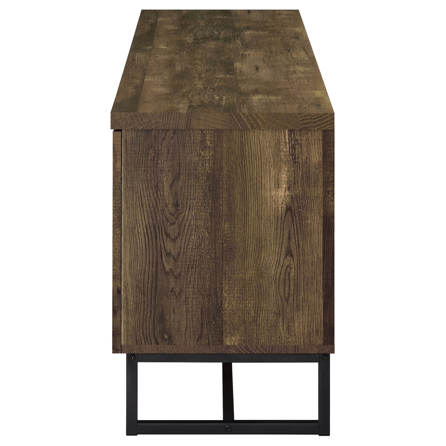 Myles 2-door Engineered Wood 60-inch TV Stand Rustic Oak - Discount Furniture Connection