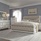 King California Sleigh Bed, Dresser & Mirror, Chest