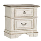 Abbey Park - King Panel Bed, Dresser & Mirror, Night Stand