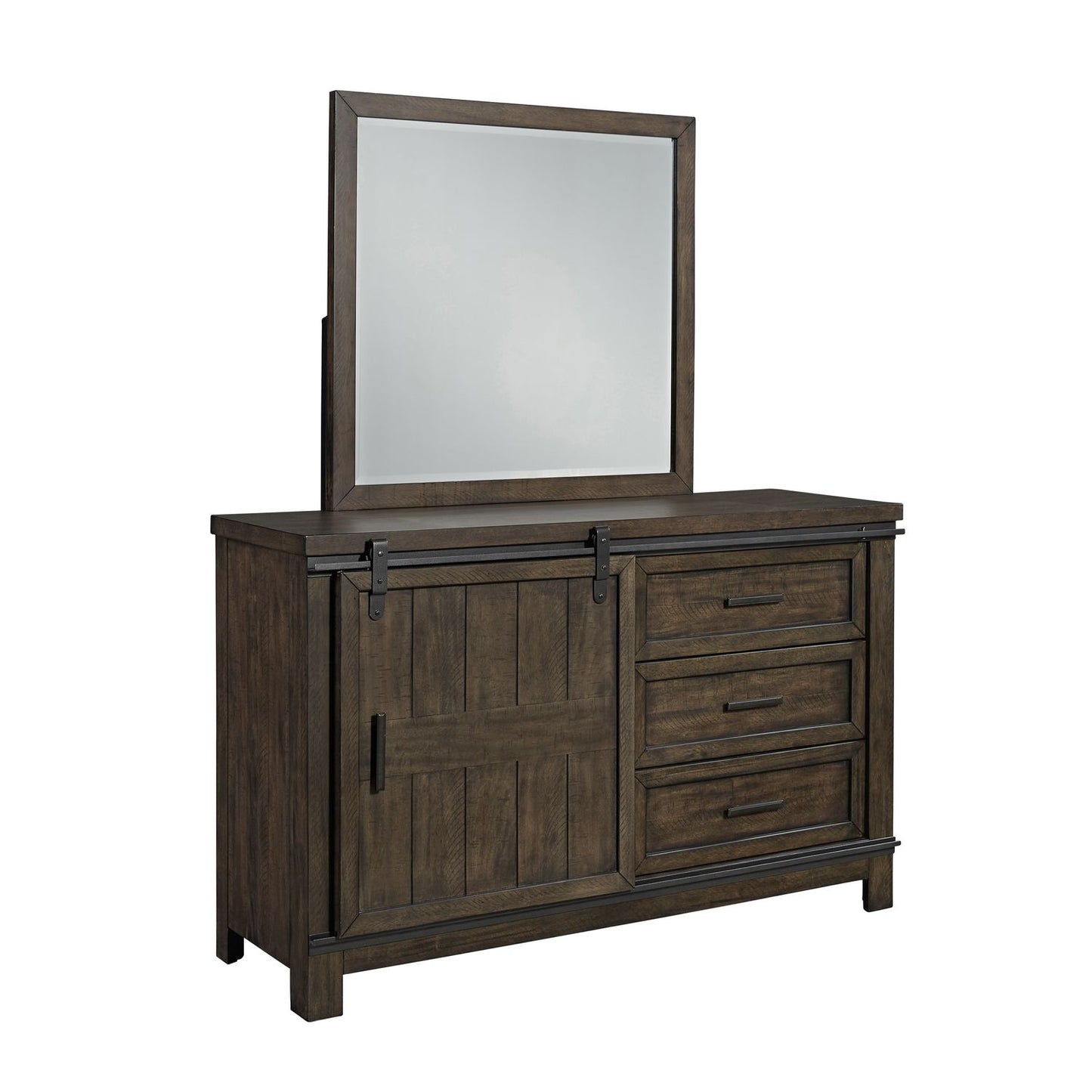 Thornwood Hills - Twin Panel Bed, Dresser & Mirror