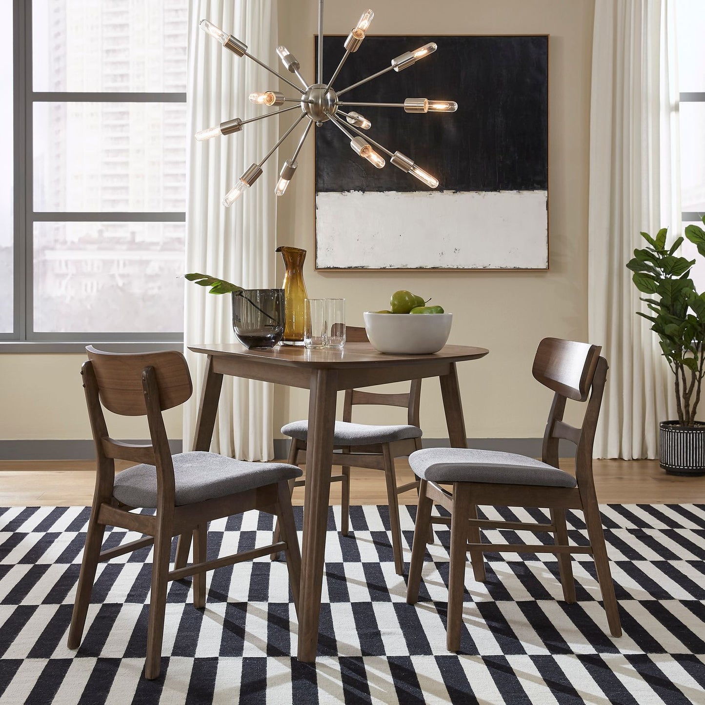 4 Piece Triangle Table Set