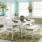 6 Piece Rectangular Table Set