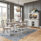 6 Piece Rectangular Table Set