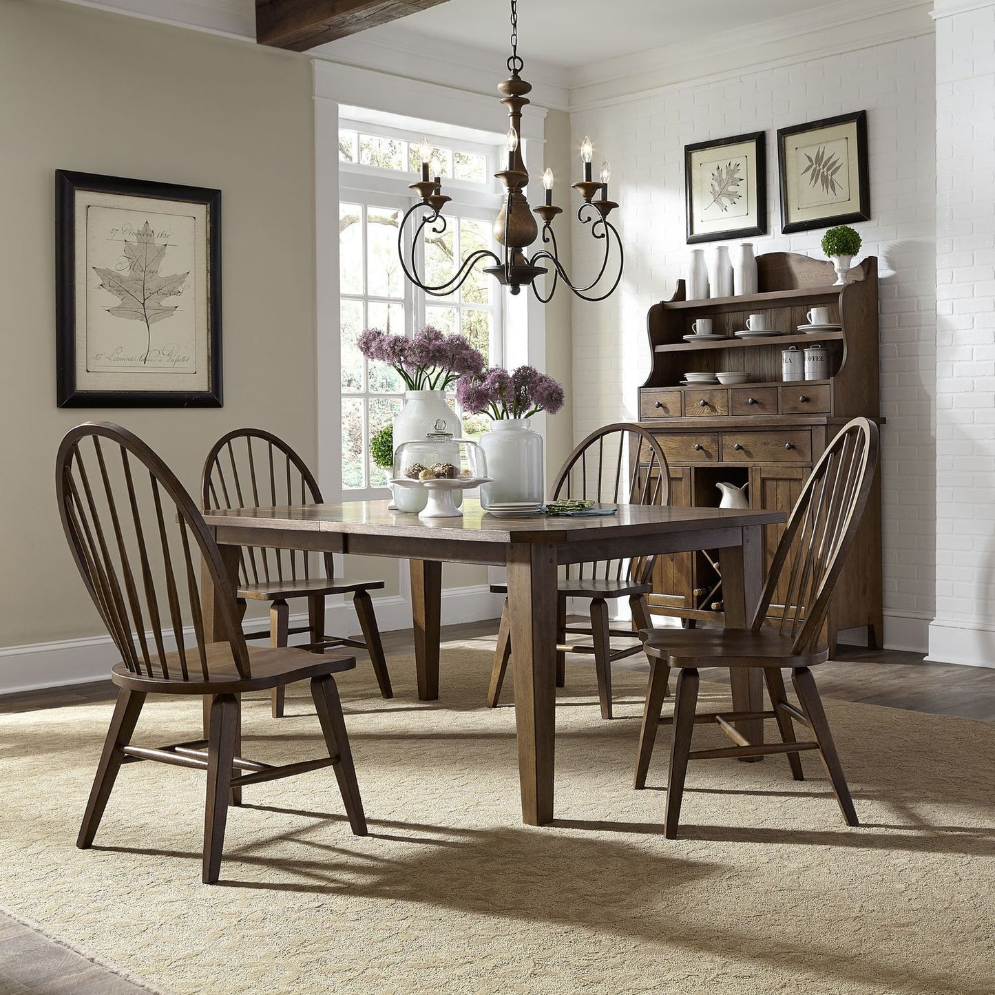 5 Piece Rectangular Table Set