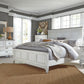 Queen Panel Bed, Dresser & Mirror, Chest