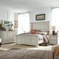 King Panel Bed, Dresser & Mirror, Night Stand