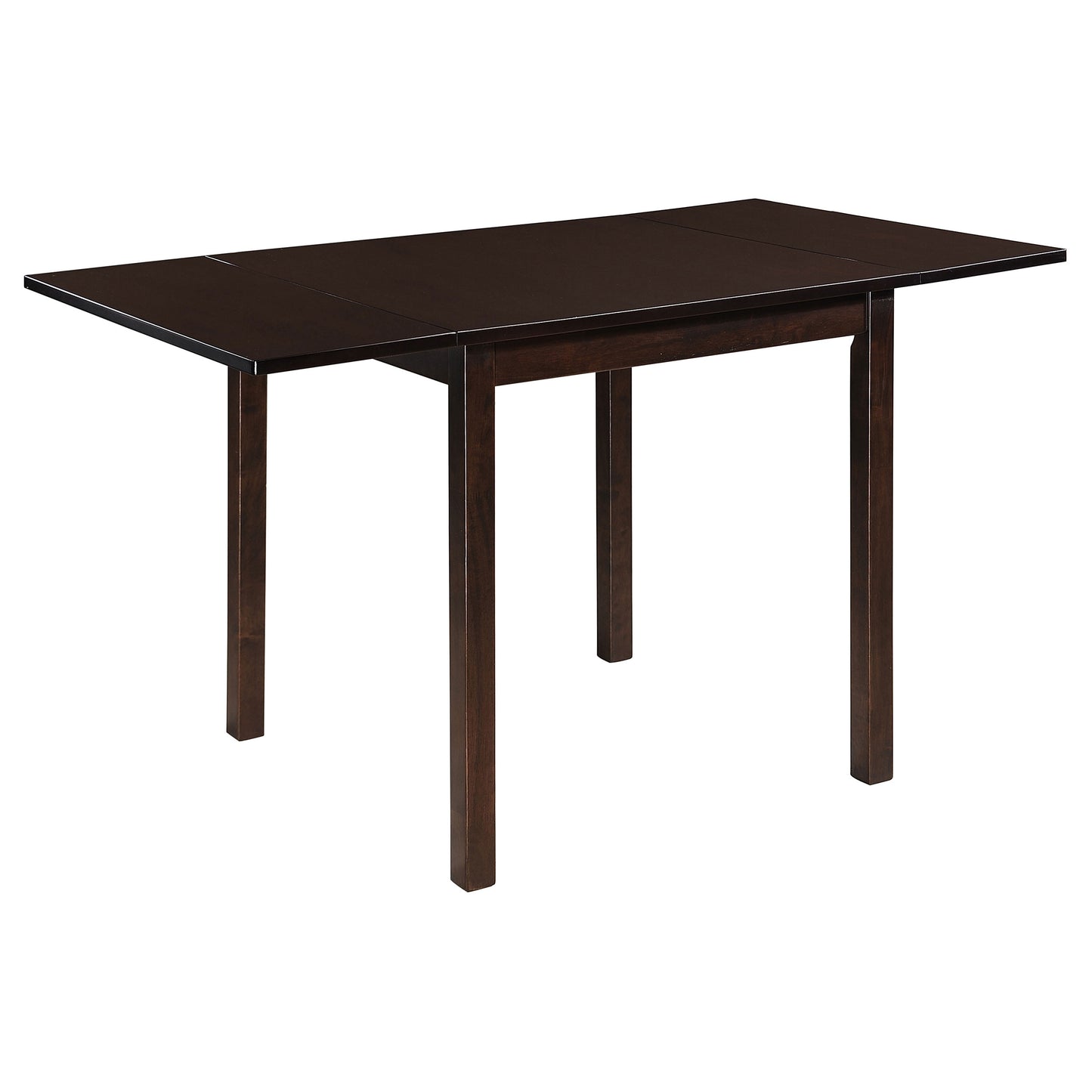 Kelso 3-piece Drop Leaf Dining Table Set Cappuccino and Tan - Discount Furniture Connection