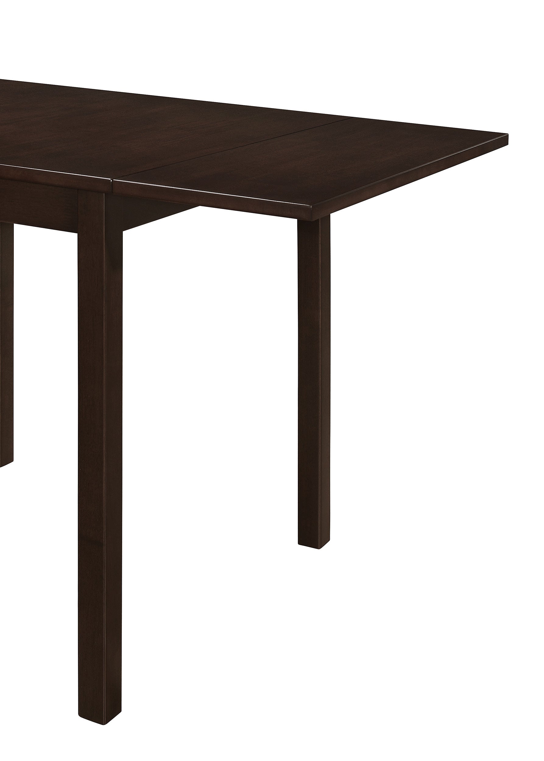 Kelso 3-piece Drop Leaf Dining Table Set Cappuccino and Tan - Discount Furniture Connection