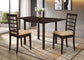 Kelso 3-piece Drop Leaf Dining Table Set Cappuccino and Tan - Discount Furniture Connection
