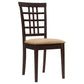 Kelso 3-piece Drop Leaf Dining Table Set Cappuccino and Tan - Discount Furniture Connection