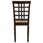Kelso 3-piece Drop Leaf Dining Table Set Cappuccino and Tan - Discount Furniture Connection