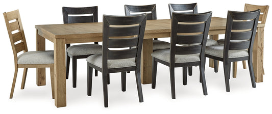 Galliden Dining Table and 8 Chairs