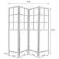 Edwards 4-Panel Room Divider Folding Shoji Screen Natural - Discount Furniture Connection
