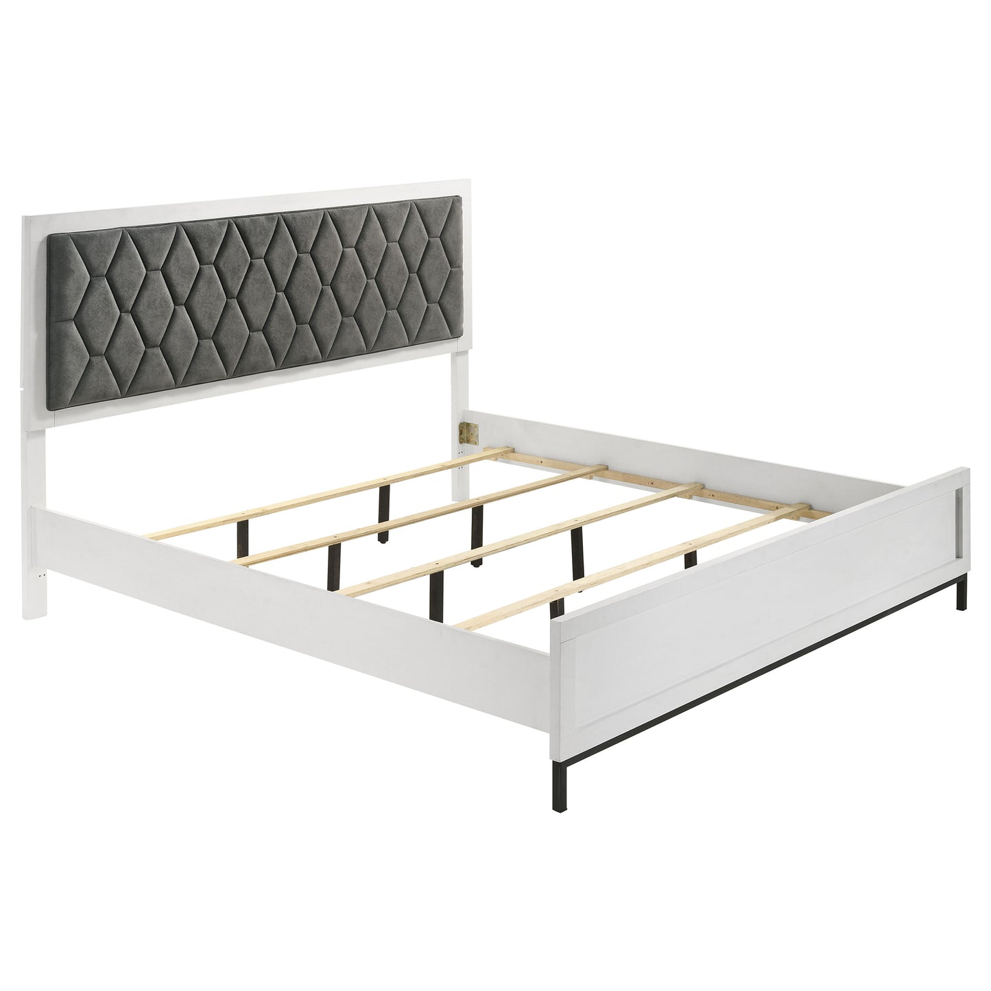 Sonora 4-piece California King Bedroom Set White - Discount Furniture Connection
