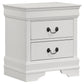 Louis Philippe 4-piece Full Bedroom Set White - Discount Furniture Connection
