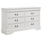 Louis Philippe 4-piece Full Bedroom Set White - Discount Furniture Connection