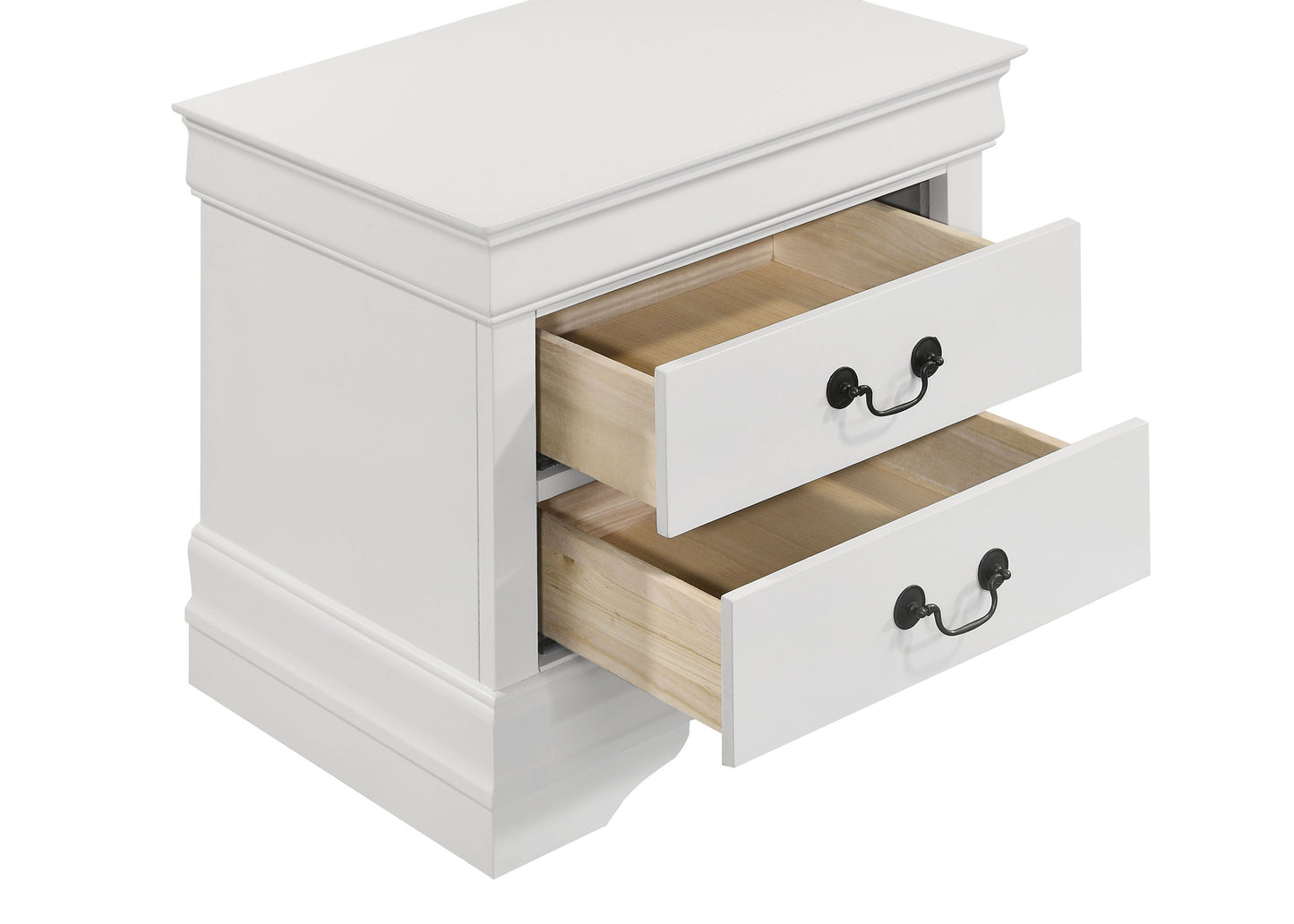 Louis Philippe 4-piece Full Bedroom Set White - Discount Furniture Connection