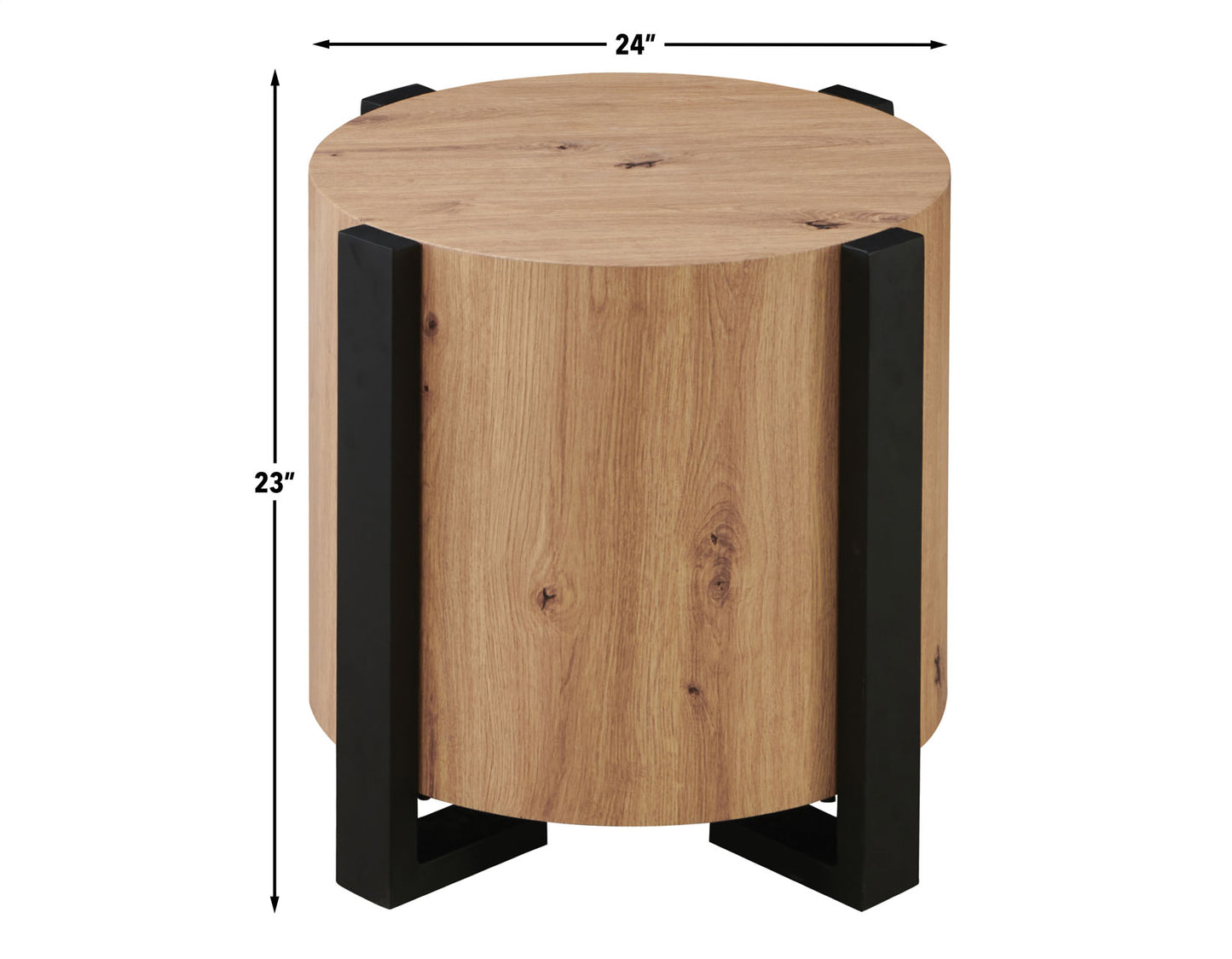 Darcie, End Table, Faux-Wood