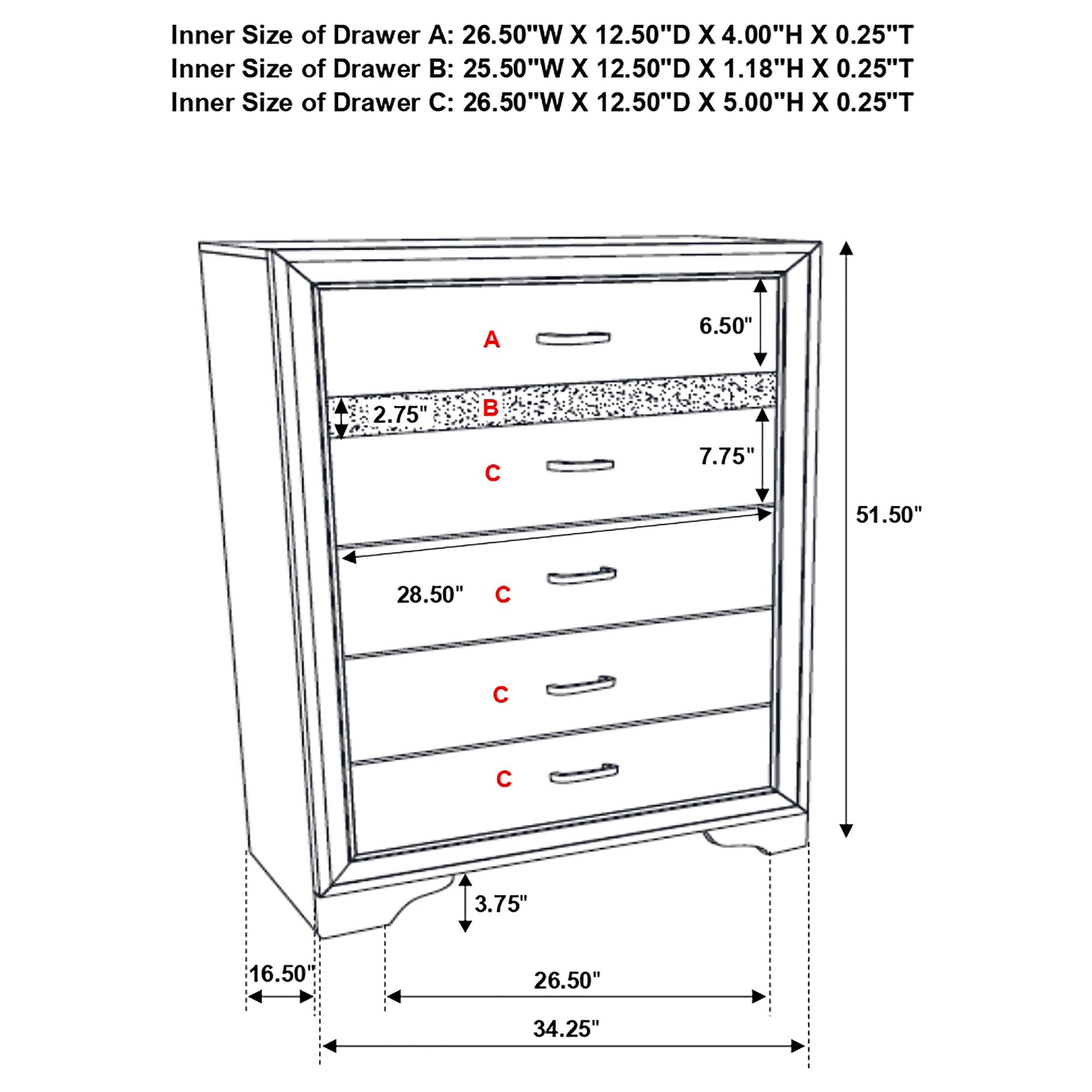 Miranda 5-piece Twin Bedroom Set White - Discount Furniture Connection