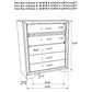 Miranda 5-piece Twin Bedroom Set White - Discount Furniture Connection