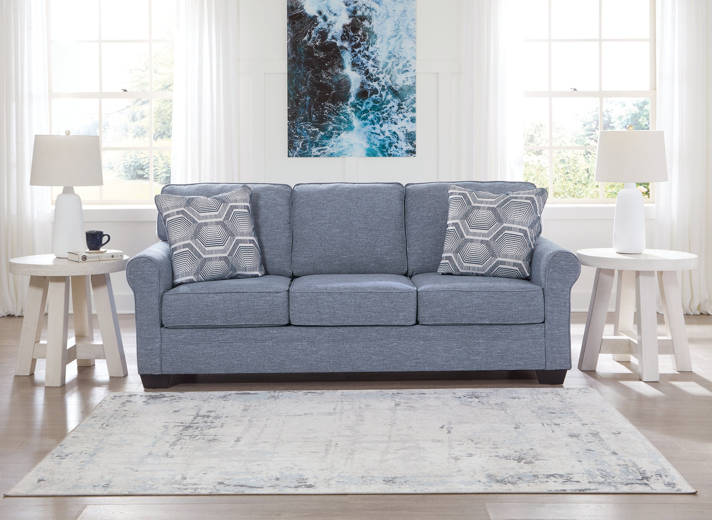 Carissa Manor Queen Sofa Sleeper - Discount Furniture Connection