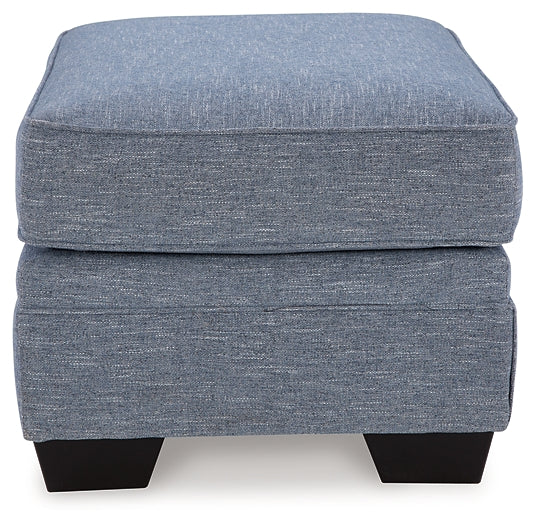 Carissa Manor Ottoman - Discount Furniture Connection