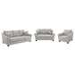 Tomkins 3-piece Boucle Upholstered Sofa Set Light Grey - Discount Furniture Connection