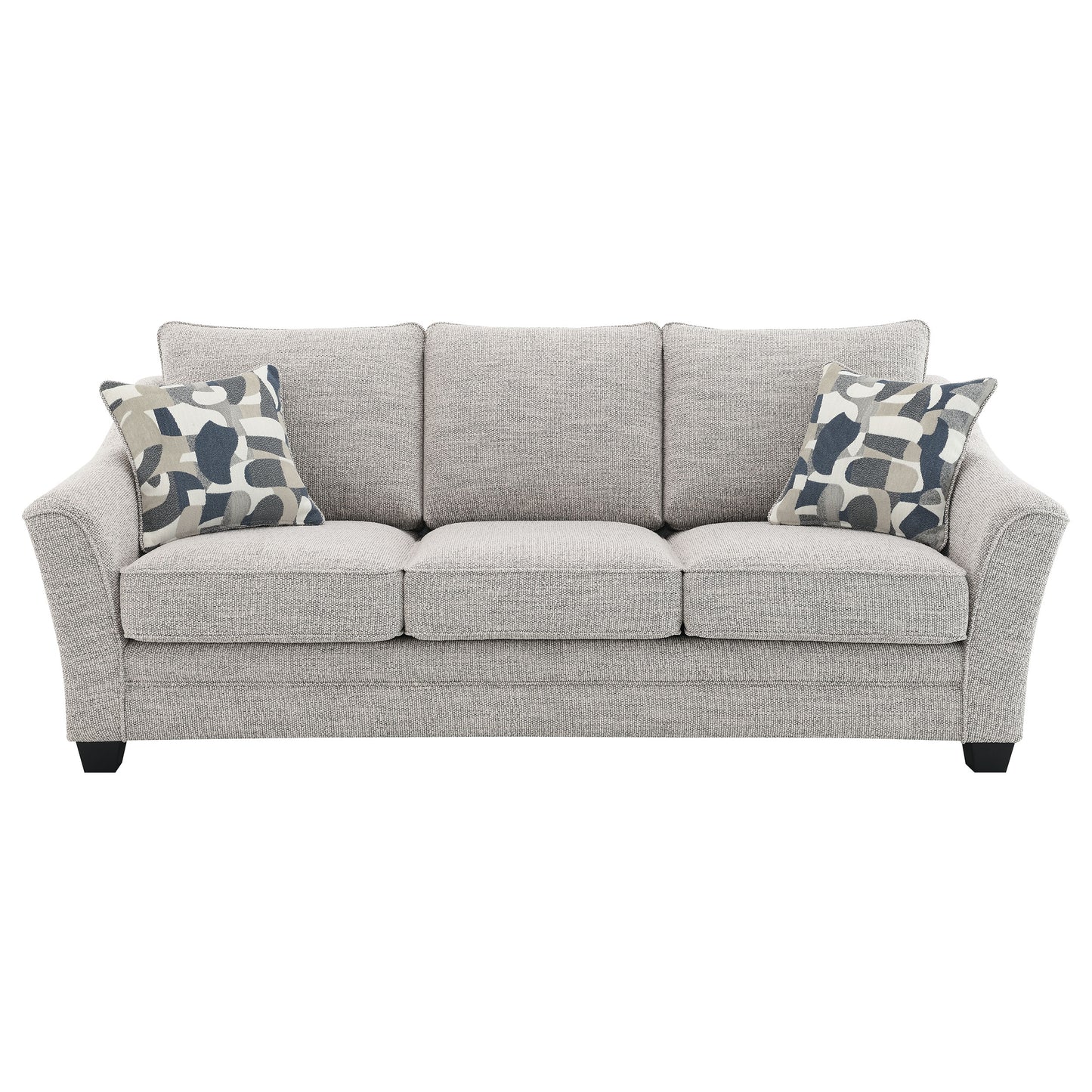 Tomkins 3-piece Boucle Upholstered Sofa Set Light Grey - Discount Furniture Connection