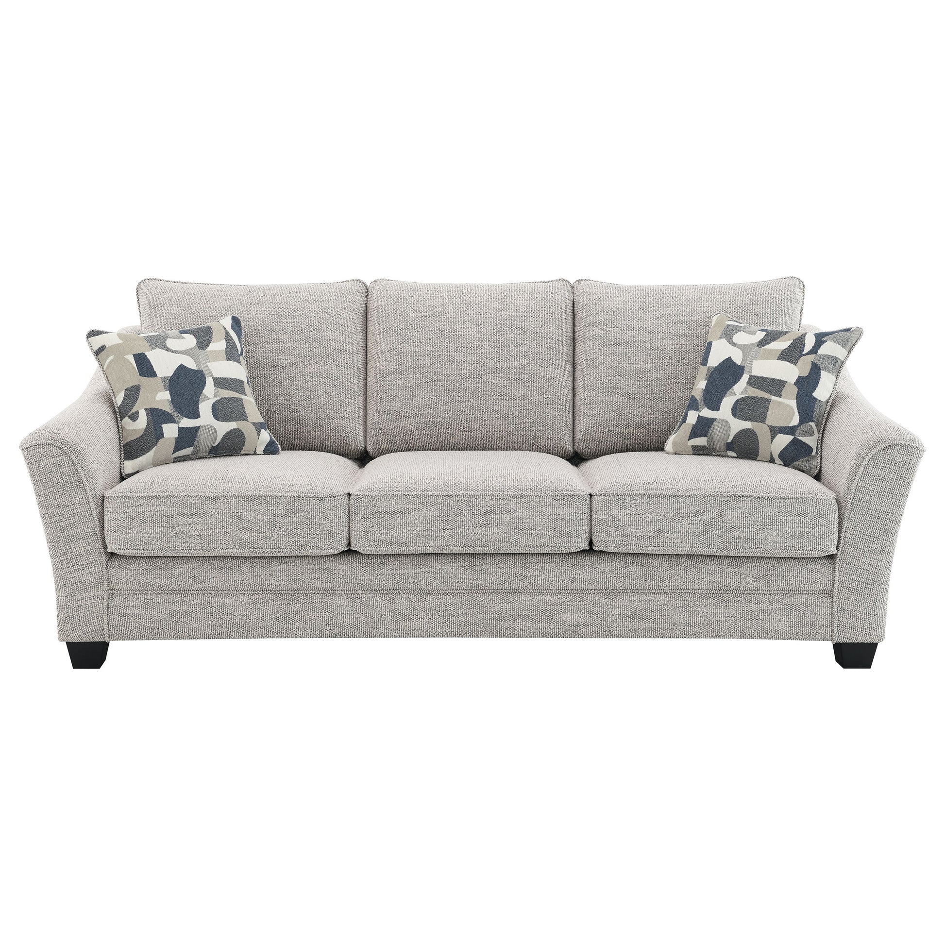 Tomkins 3-piece Boucle Upholstered Sofa Set Light Grey - Discount Furniture Connection