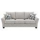 Tomkins 3-piece Boucle Upholstered Sofa Set Light Grey - Discount Furniture Connection