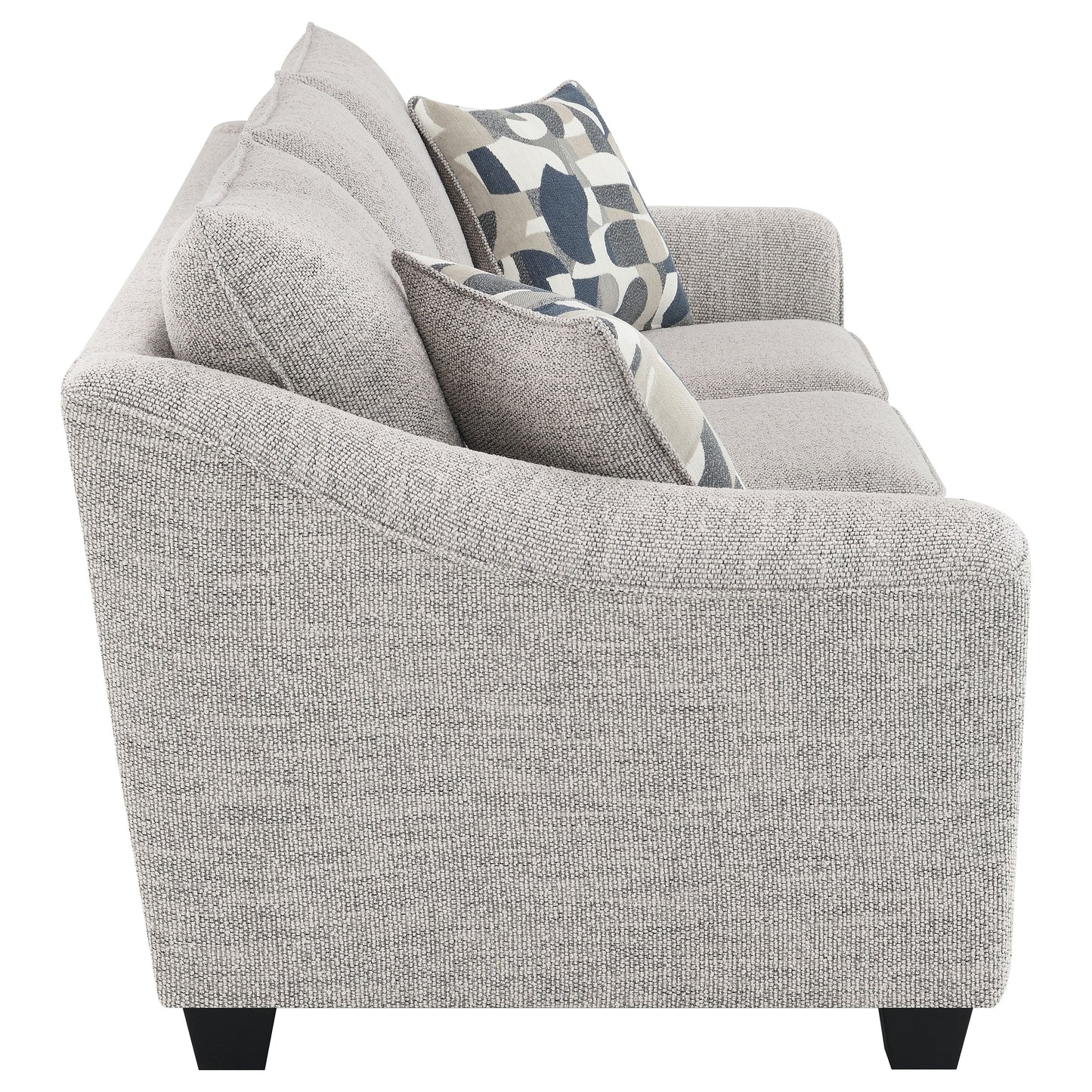 Tomkins 3-piece Boucle Upholstered Sofa Set Light Grey - Discount Furniture Connection