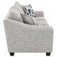 Tomkins 3-piece Boucle Upholstered Sofa Set Light Grey - Discount Furniture Connection