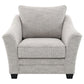 Tomkins 3-piece Boucle Upholstered Sofa Set Light Grey - Discount Furniture Connection