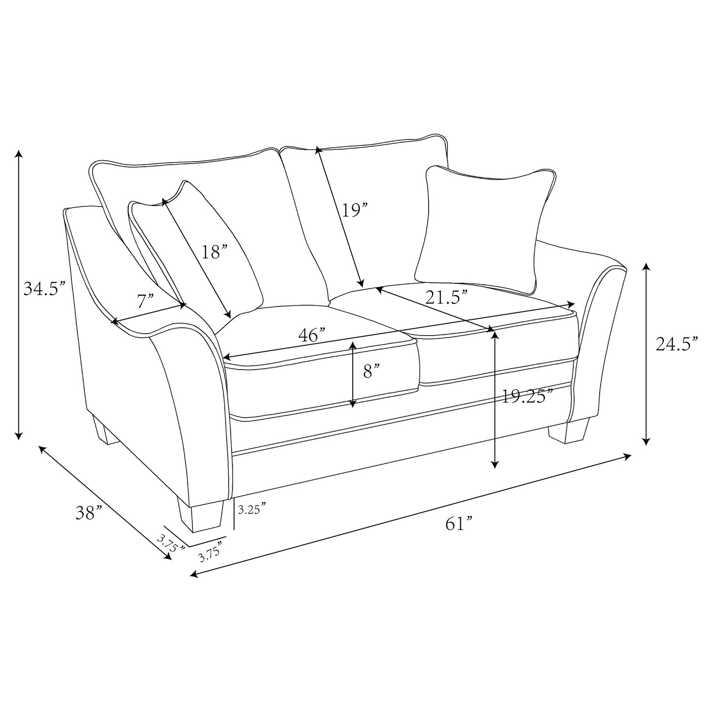Tomkins 3-piece Boucle Upholstered Sofa Set Light Grey - Discount Furniture Connection