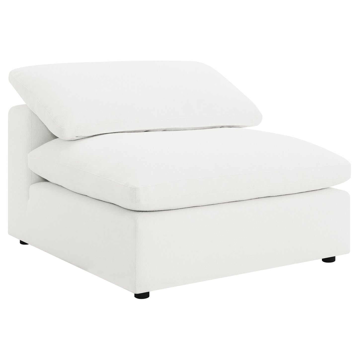 Raleigh 6-piece Boucle Upholstered Modular Sectional Ivory - Discount Furniture Connection