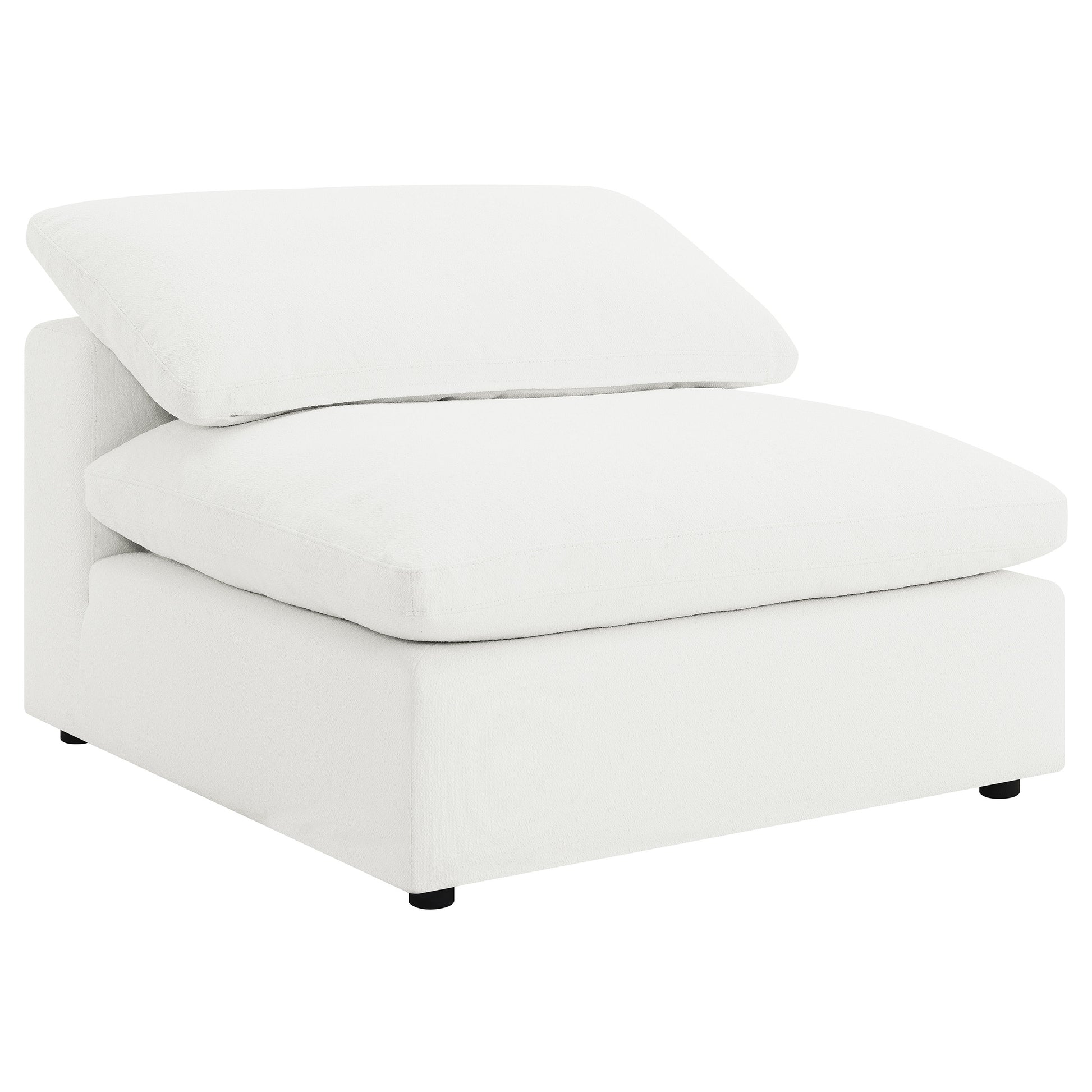 Raleigh 6-piece Boucle Upholstered Modular Sectional Ivory - Discount Furniture Connection