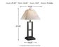 Deidra Metal Table Lamp (2/CN) - Discount Furniture Connection