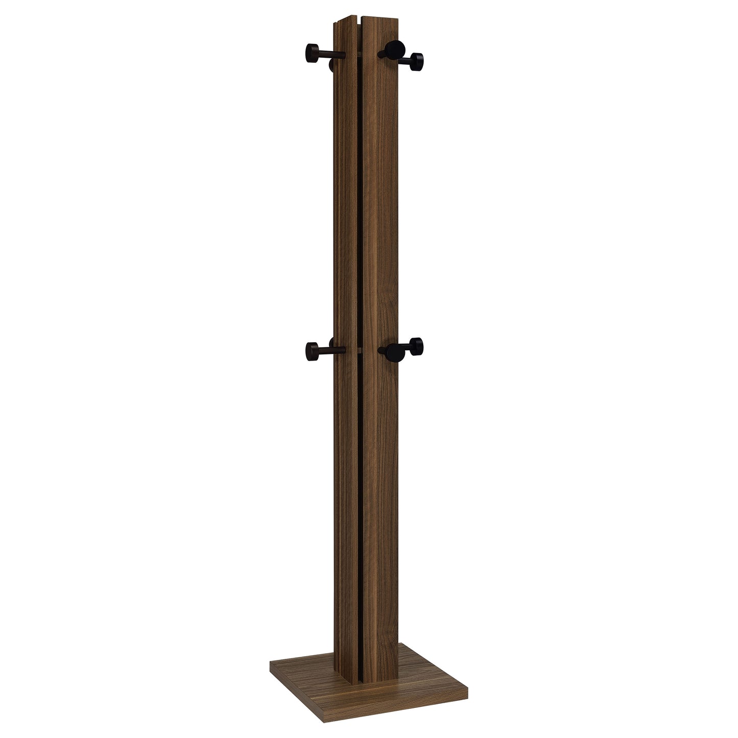 Rikkie Engineered Wood Coat Rack Walnut - Discount Furniture Connection