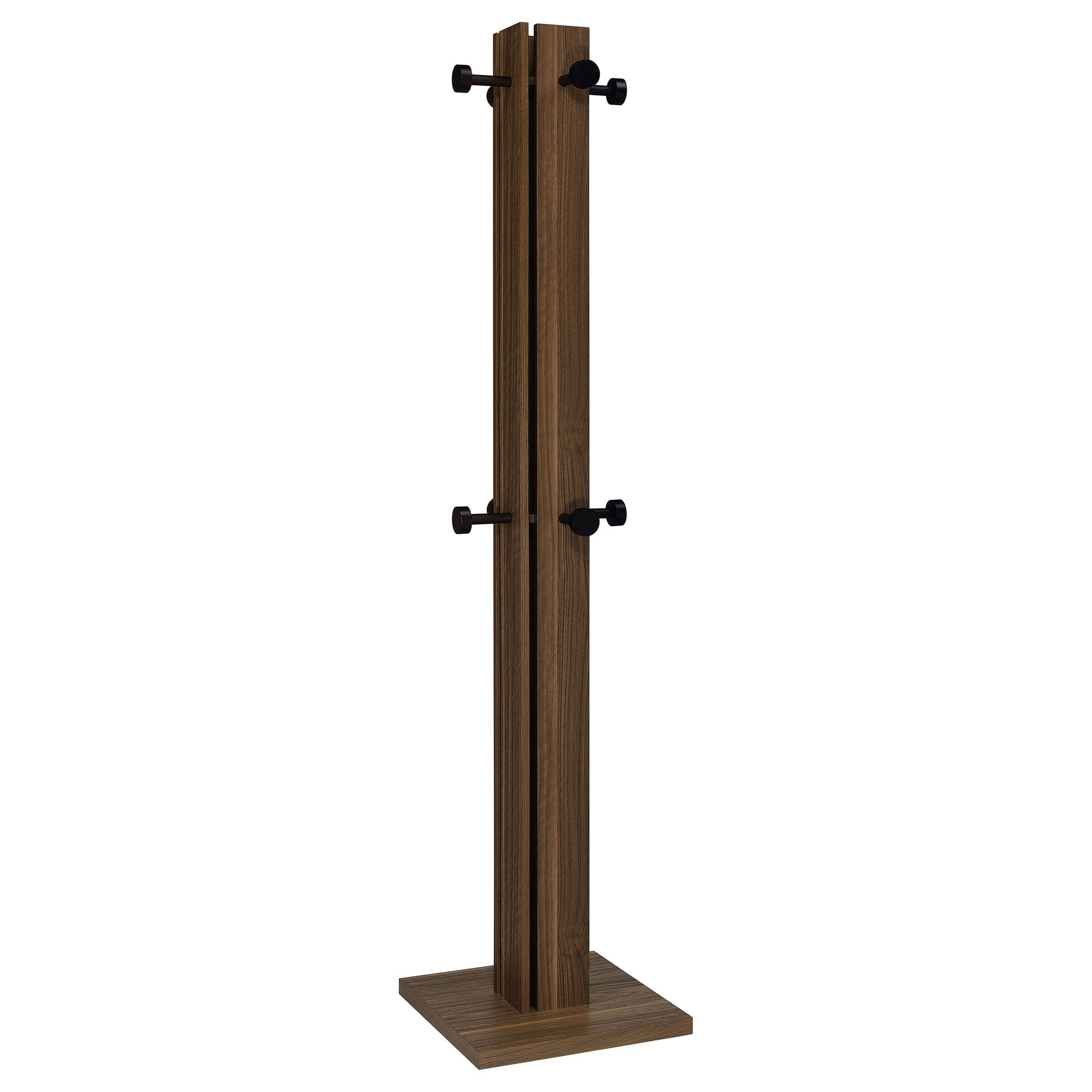 Rikkie Engineered Wood Coat Rack Walnut - Discount Furniture Connection