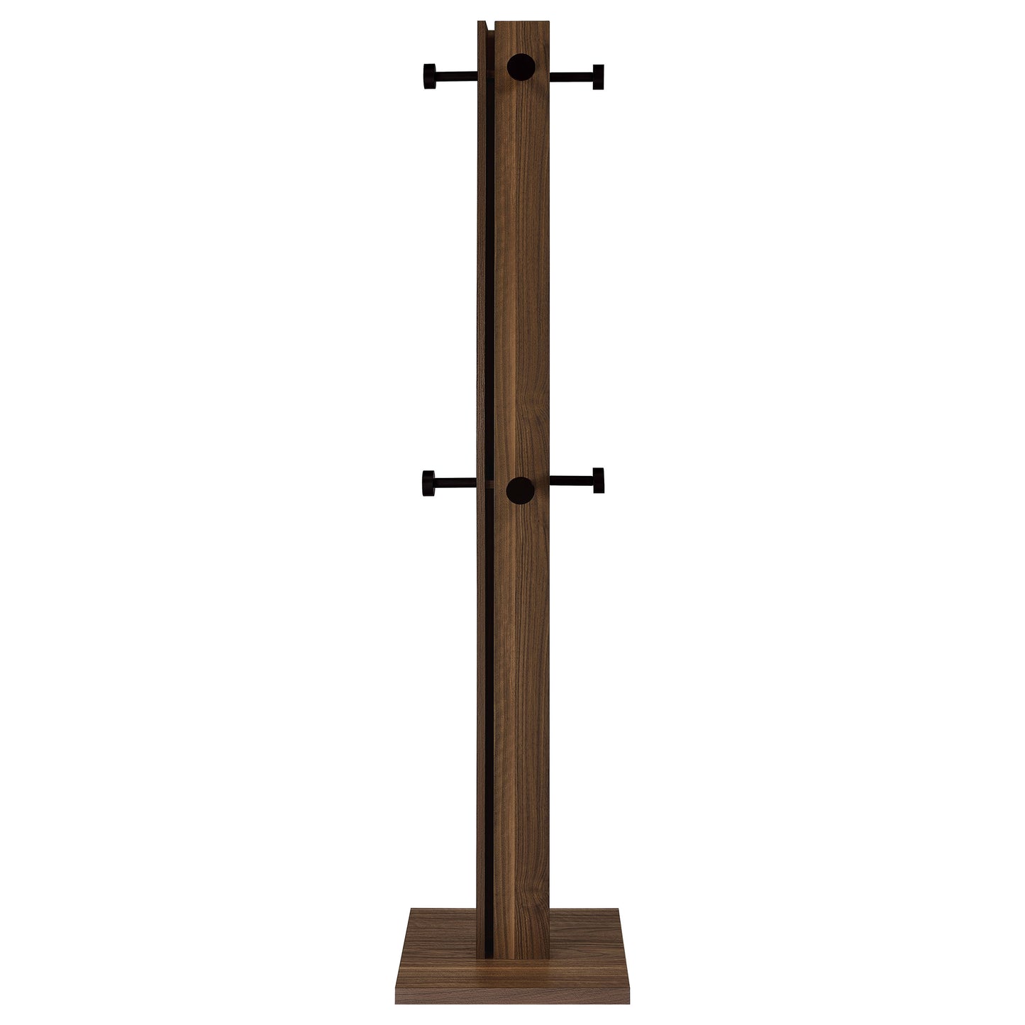 Rikkie Engineered Wood Coat Rack Walnut - Discount Furniture Connection