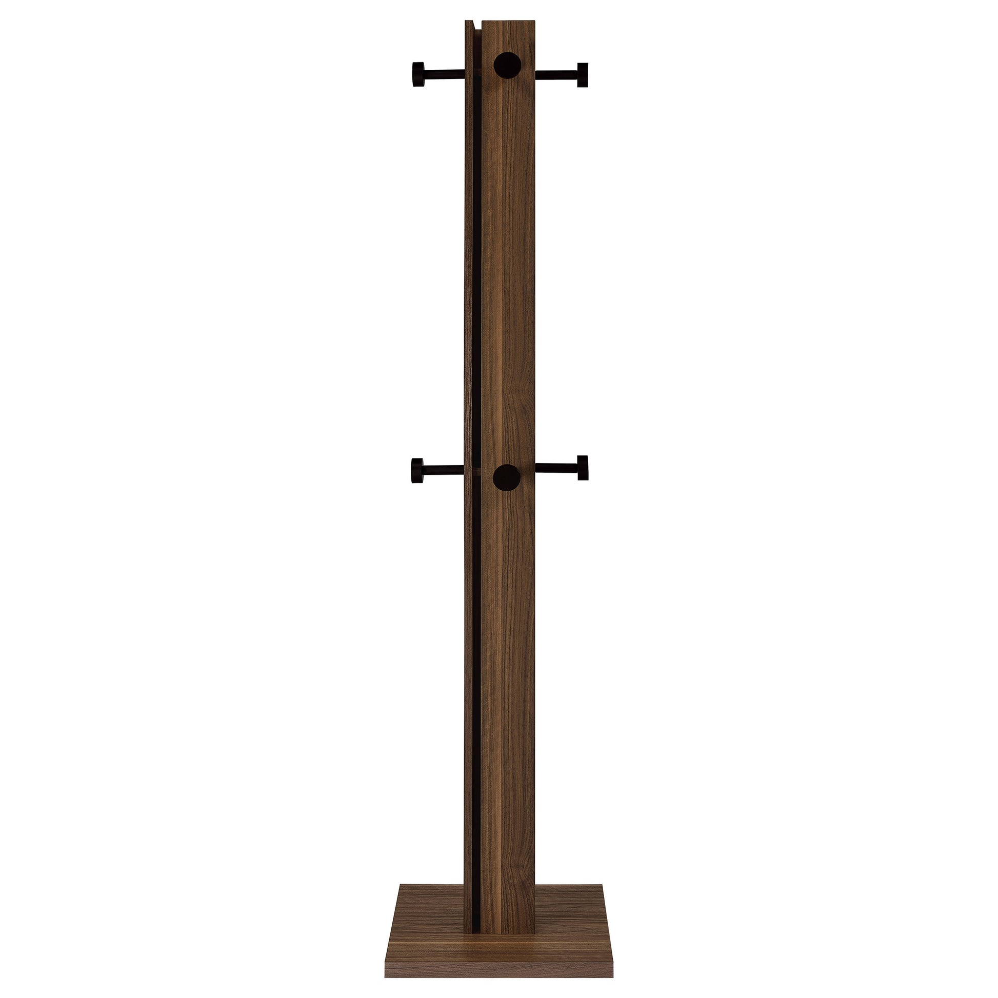 Rikkie Engineered Wood Coat Rack Walnut - Discount Furniture Connection