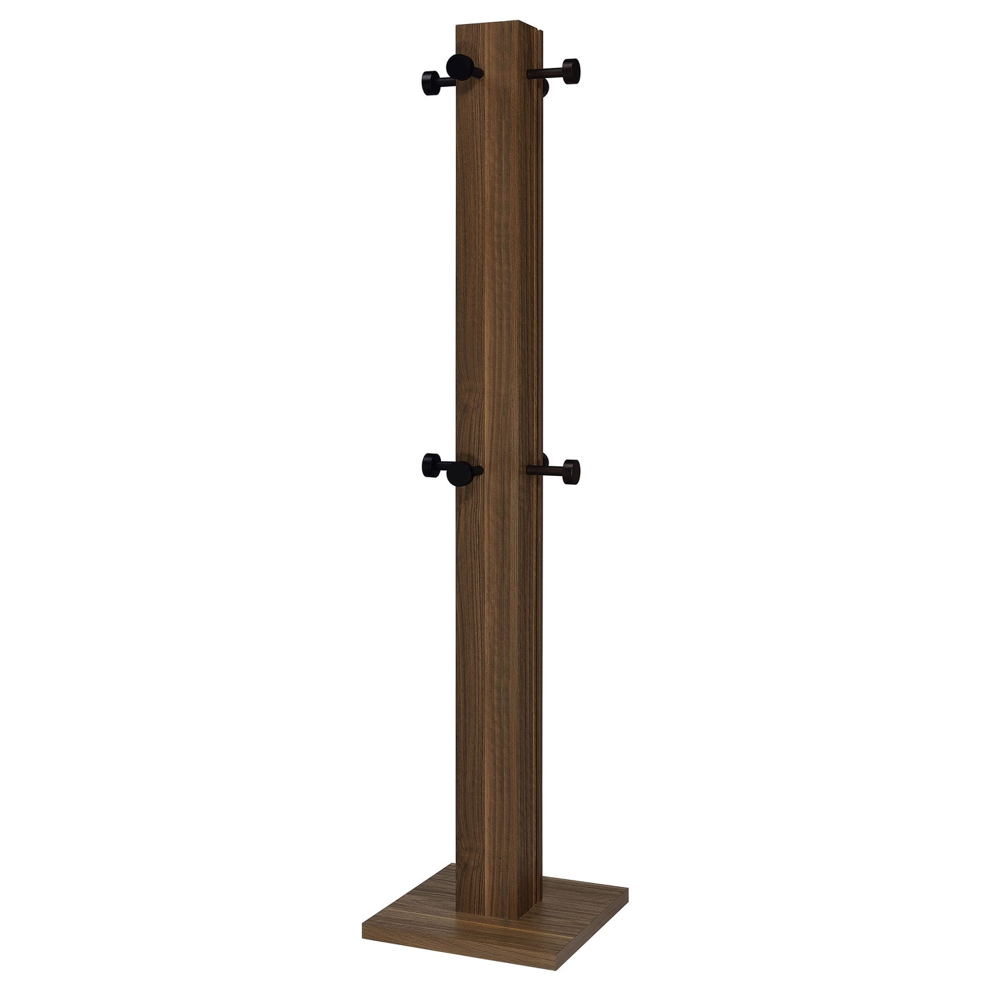 Rikkie Engineered Wood Coat Rack Walnut - Discount Furniture Connection