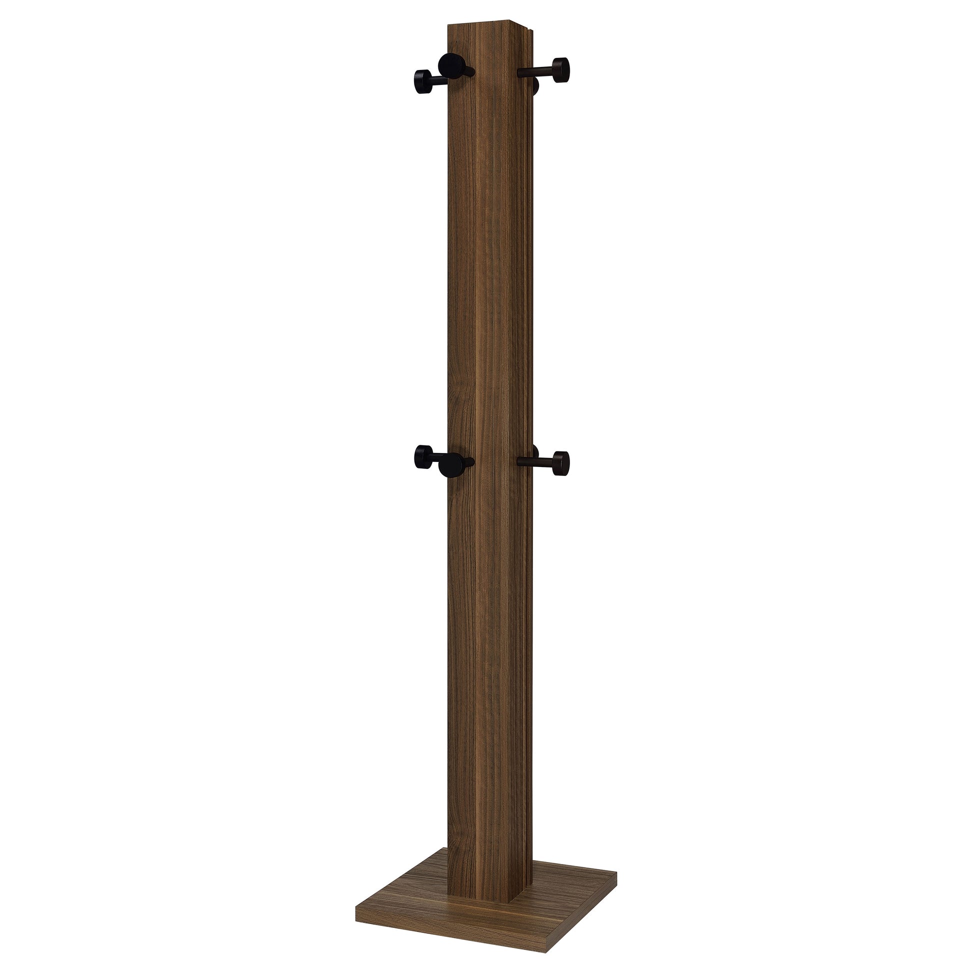 Rikkie Engineered Wood Coat Rack Walnut - Discount Furniture Connection