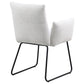 Ackland Upholstered Dining Arm Chair Light Grey (Set of 2)