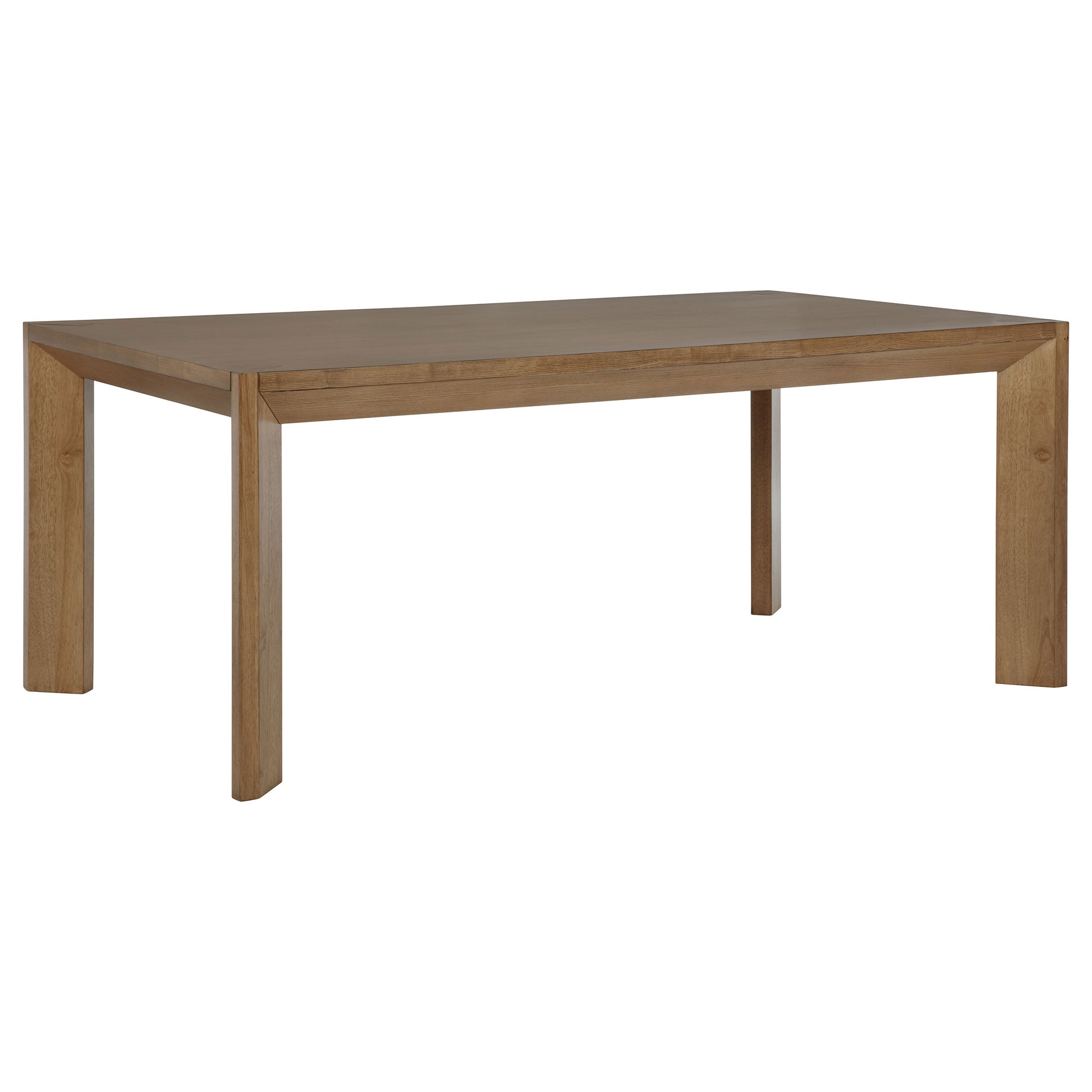 Bruner 72-inch Rectangular Wood Dining Table Natural Brown - Discount Furniture Connection