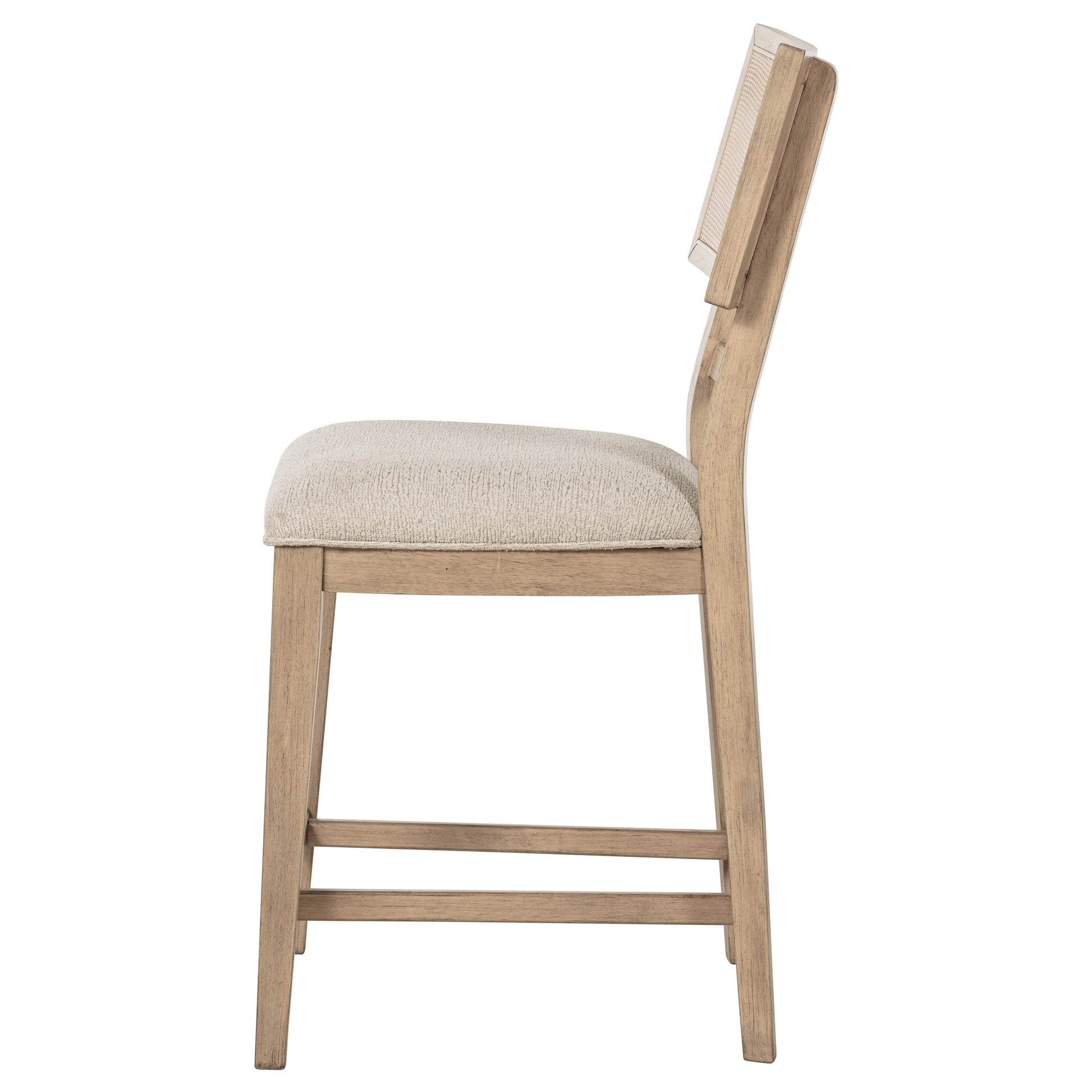 Kailani Rattan Cane Counter Side Chair Beige Oak (Set of 2) - Discount Furniture Connection