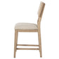 Kailani Rattan Cane Counter Side Chair Beige Oak (Set of 2) - Discount Furniture Connection