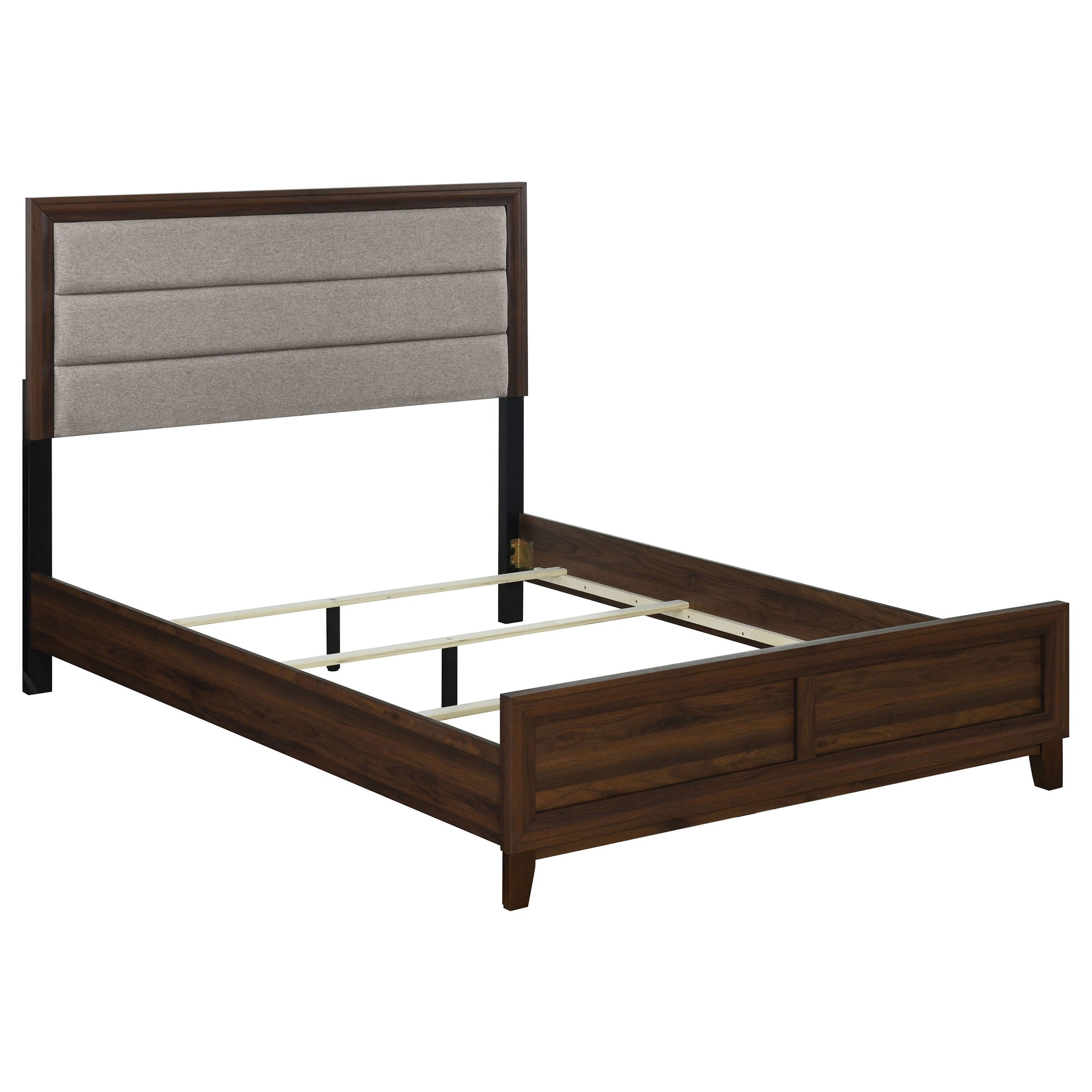 Welsley 5-piece Queen Bedroom Set Walnut - Discount Furniture Connection