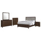 Welsley 5-piece Queen Bedroom Set Walnut - Discount Furniture Connection